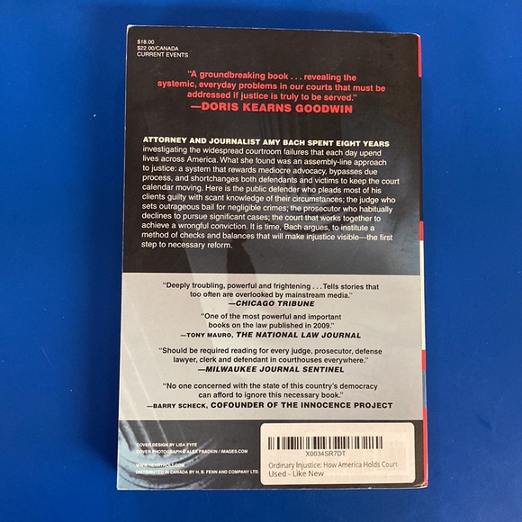 Ordinary Injustice How America Holds Court by Amy Bach (paperback) - Picture 5 of 5